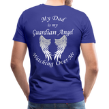 Dad Guardian Angel Men's Premium T-Shirt (CK1454U) - royal blue