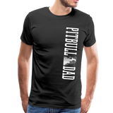 Pitbull Dad Men's Premium T-Shirt (CK1513) - black
