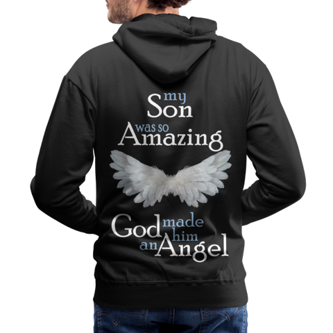 Son Amazing Angel Men’s Premium Hoodie (CK1400) - black