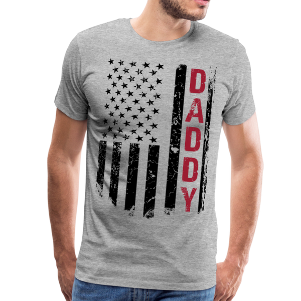 American Daddy Men's Premium T-Shirt (CK1512) - heather gray