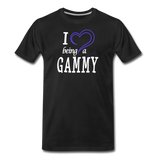 I Heart Being a Gammy Men's Premium T-Shirt (CK1560) - black