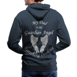 Dad Guardian Angel Men’s Premium Hoodie (CK1402M) - navy
