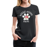 Basset Hound Mom Women’s Premium T-Shirt (CK1529) - black