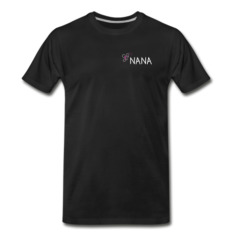 Being a Nana Makes My Life Complete Men's Premium T-Shirt (CK1537U) - black