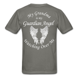 Grandma Guardian Angel Gildan Ultra Cotton Adult T-Shirt - charcoal