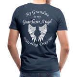 Grandma Guardian Angel Men's Premium T-Shirt - navy