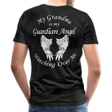 Grandma Guardian Angel Men's Premium T-Shirt - charcoal gray
