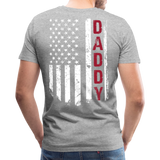 American Daddy Men's Premium T-Shirt CK1512Back) - heather gray