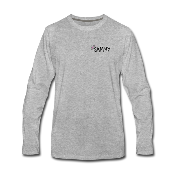 Being a Gammy Makes My Life Complete Men's Premium Long Sleeve T-Shirt - heather gray