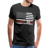 Trump Flag 2020 Men's Premium T-Shirt (CK1591) - black