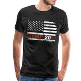 Trump Flag 2020 Men's Premium T-Shirt (CK1591) - charcoal gray
