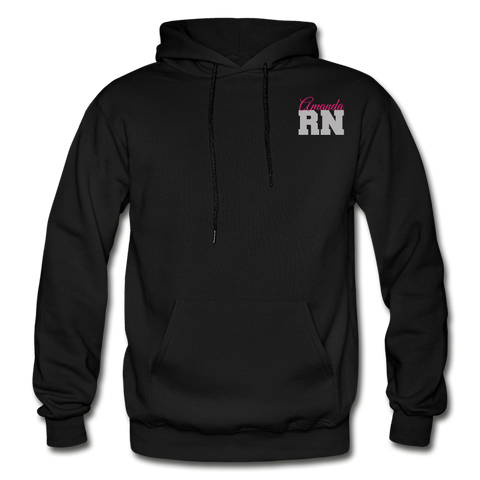 Amanda RN Gildan Heavy Blend Adult Hoodie - black
