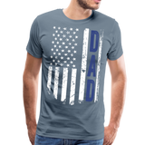 American Dad Blue Men's Premium T-Shirt (CK1871) - steel blue