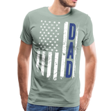 American Dad Blue Men's Premium T-Shirt (CK1871) - steel green