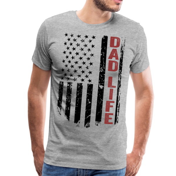 American Dad Life Men's Premium T-Shirt - heather gray