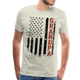 American Grandpa Men's Premium T-Shirt (CK1236) - heather oatmeal