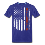 American Flag Dziadzio Men's Premium T-Shirt - royal blue