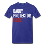 Daddy Protector Hero Men's Premium T-Shirt (CK1887) - royal blue