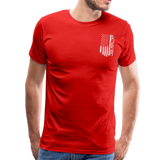 American Flag Pop Men's Premium T-Shirt (CK1917) - red