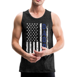 American Flag Daddy Men’s Premium Tank - charcoal gray
