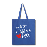 Best Gammy Ever Tote Bag (CK4003D) - royal blue