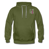 American Nurse Flag Men’s Premium Hoodie (CK1806) Updated+ - olive green