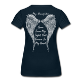 My Daughter Gone from Sight Women’s Premium T-Shirt (CK1802) - deep navy