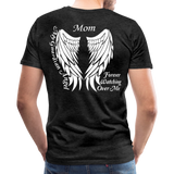 Mom Guardian Angel Men's Premium T-Shirt (CK3565) - charcoal gray