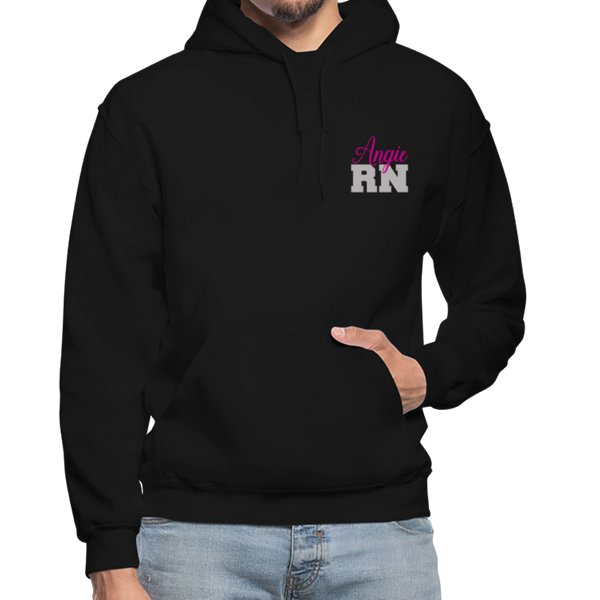 Angie RN Gildan Heavy Blend Adult Hoodie - black