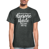 Awesome Uncle Gildan Ultra Cotton Adult T-Shirt - deep heather