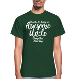 Awesome Uncle Gildan Ultra Cotton Adult T-Shirt - forest green