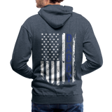 American Daddy Men’s Premium Hoodie (CK1453) - heather denim