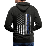 American Daddy Men’s Premium Hoodie (CK1453) - charcoal gray