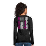 Amanda NP  Women's Premium Long Sleeve T-Shirt - charcoal gray