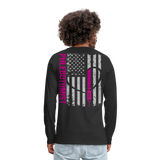 Amber Phlebotomist Men's Premium Long Sleeve T-Shirt - black