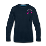 Amber R Phlebotomist Men's Premium Long Sleeve T-Shirt - deep navy