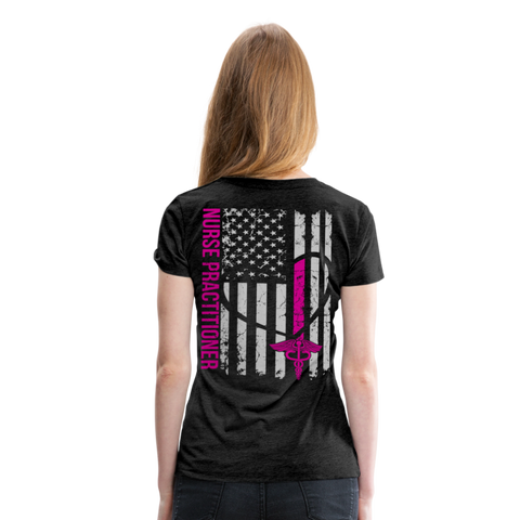 Antoinette Nurse Practitioner Women’s Premium T-Shirt - charcoal gray