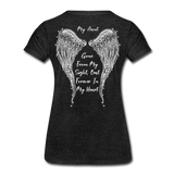 My Aunt Gone From Sight Women’s Premium T-Shirt (CK1603) - charcoal gray
