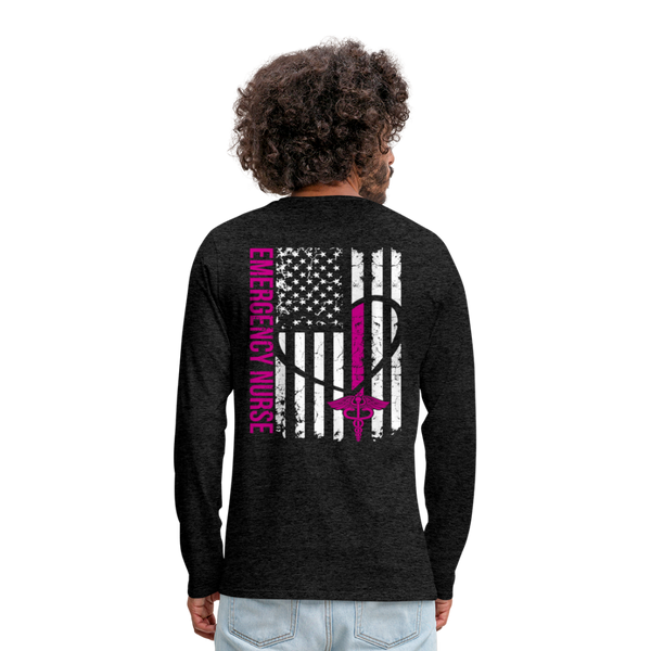 Liz Men's Premium Long Sleeve T-Shirt - charcoal gray