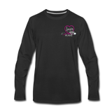 Lauren, RN, BSN ER Nurse Flag Men's Premium Long Sleeve T-Shirt Updated - black