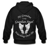 Grandma Guardian Angel Gildan Heavy Blend Adult Zip Hoodie  (CK3605) - black