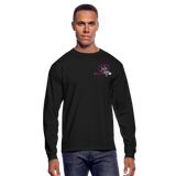 Julie Emergency Nurse Flag Men's Long Sleeve T-Shirt - black