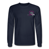 Julie Emergency Nurse Flag Men's Long Sleeve T-Shirt - navy