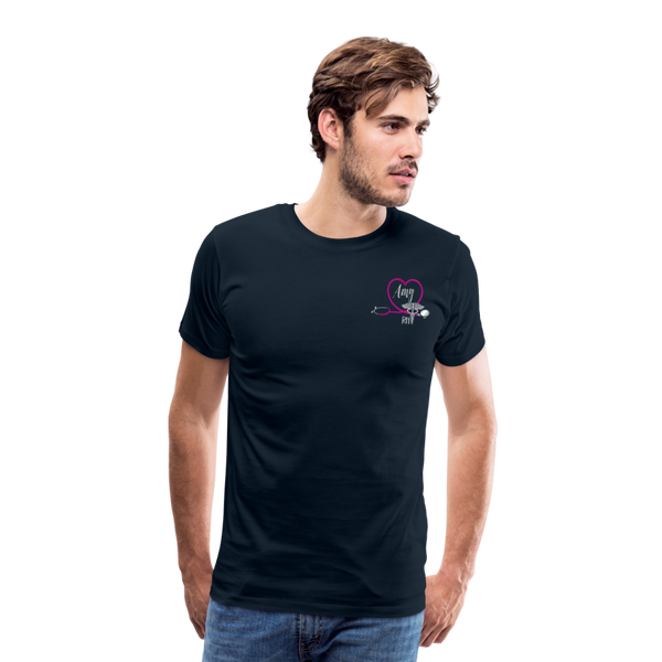 Amy, RN Emergency Nurse Men's Premium T-Shirt - deep navy