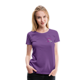 Amy Emergency Nurse Flag Women’s Premium T-Shirt - purple