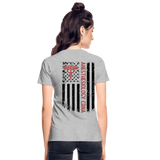 Anesthesiology CRNA Gildan Ultra Cotton Ladies T-Shirt - heather gray