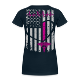 Angie NA Women’s Premium T-Shirt - deep navy