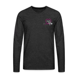 Angela Men's Premium Long Sleeve T-Shirt - charcoal grey