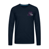 Angela Men's Premium Long Sleeve T-Shirt - deep navy