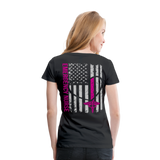 Ashley Emergency Nurse Flag Women's Premium T-Shirt - black